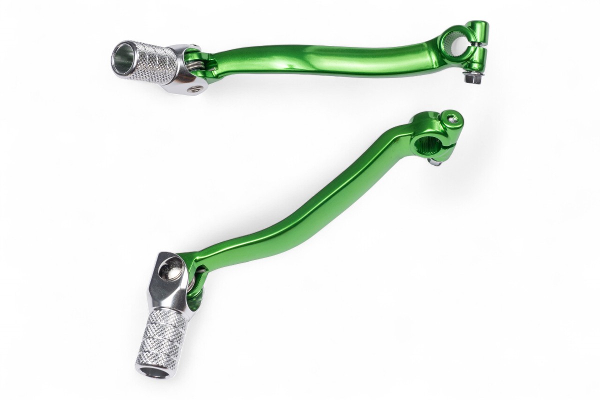 Leva cambio in alluminio forgiato KX 250 F verde
