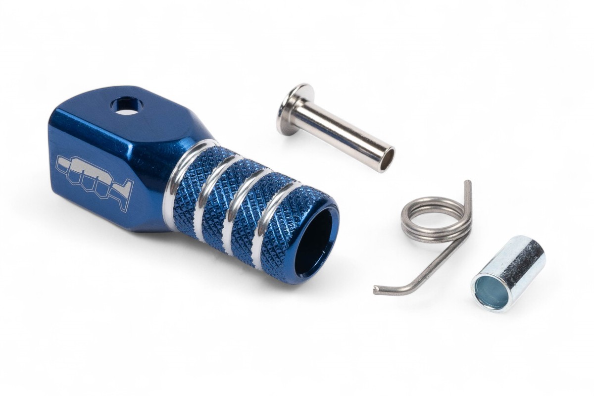 Puntale CNC blu per leve cambio LCA