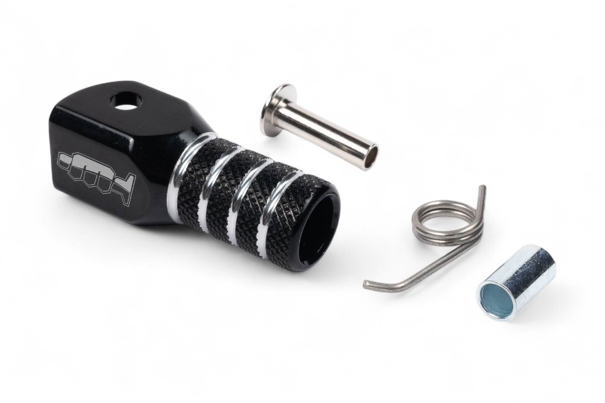 Puntale CNC nero per leve cambio LCA