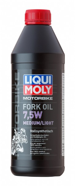 Olio forcelle LIQUI MOLY Medium/light - SAE 7,5W - 100% sintetico - 1 L