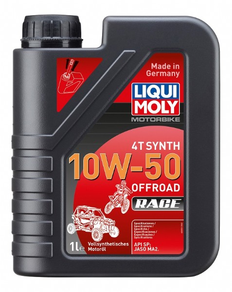 Olio motore LIQUI MOLY Off Road 4T RACE - 10W/50 - 100% sintetico - 1 L
