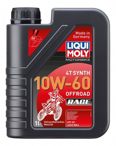 Olio motore LIQUI MOLY Off Road 4T RACE - 10W/60 - 100% sintetico - 1 L