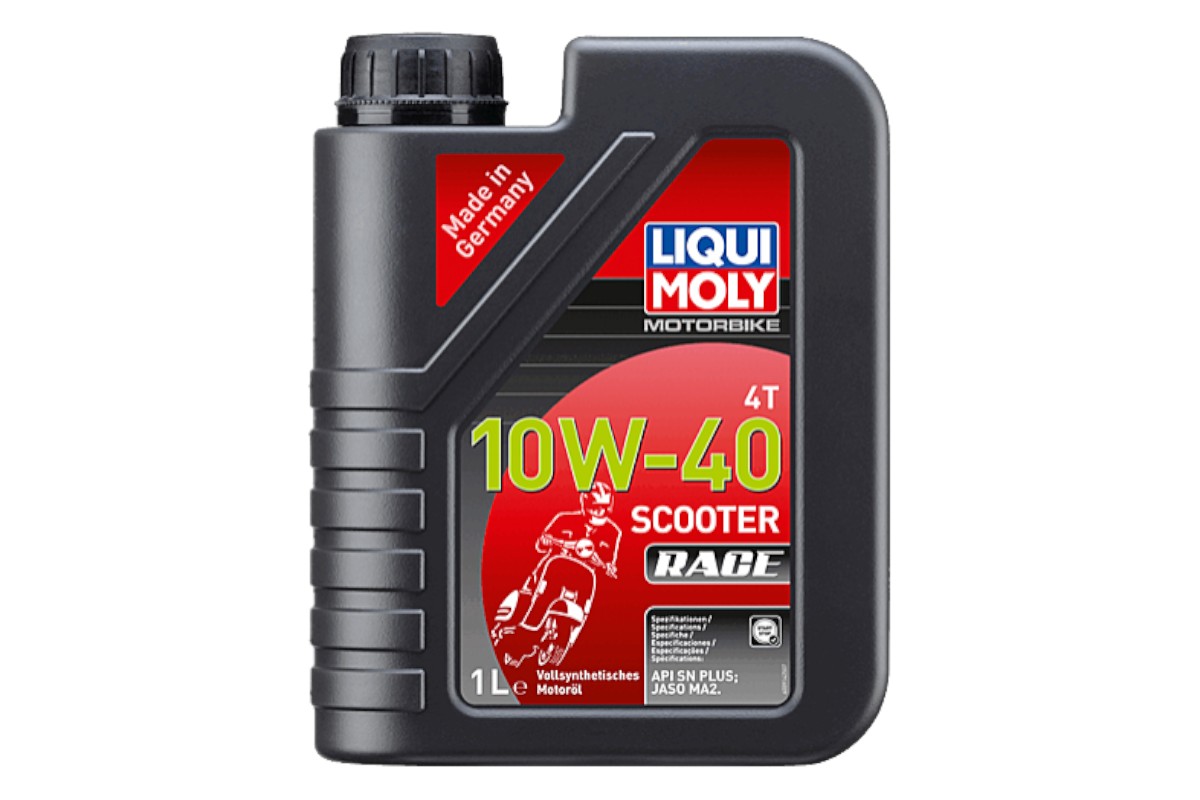 Olio motore LIQUI MOLY Scooter 4T RACE - 10W/40 - 100% sintetico - 1 L