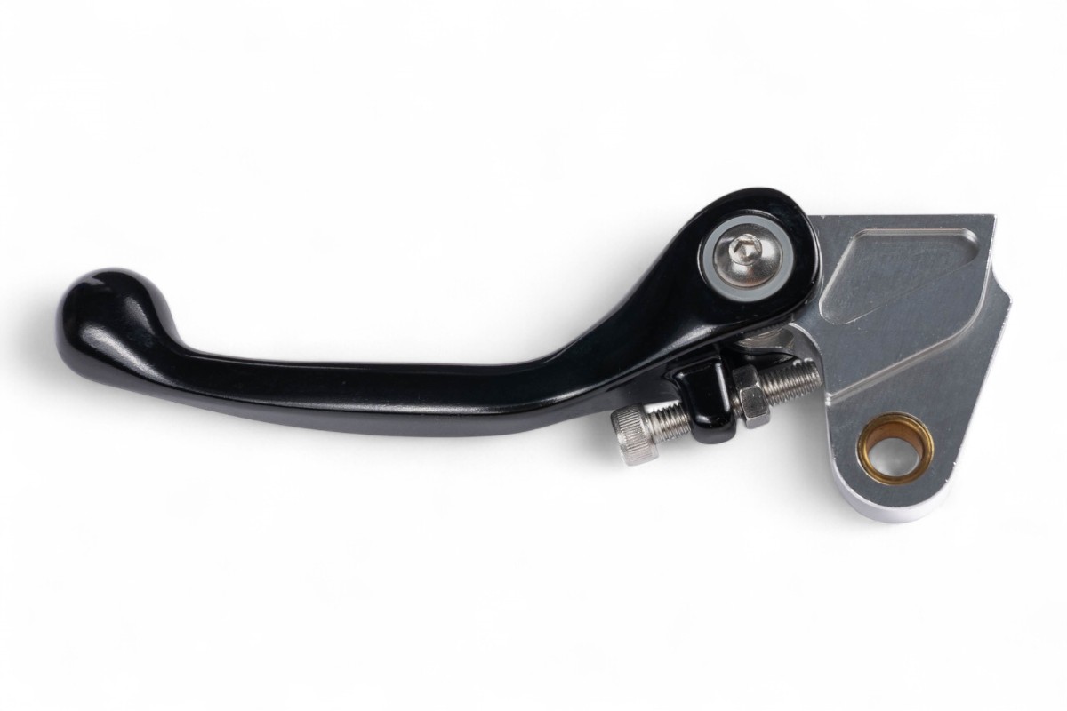 Leva frizione snodata forgiata nera KAWASAKI SUZUKI YAMAHA