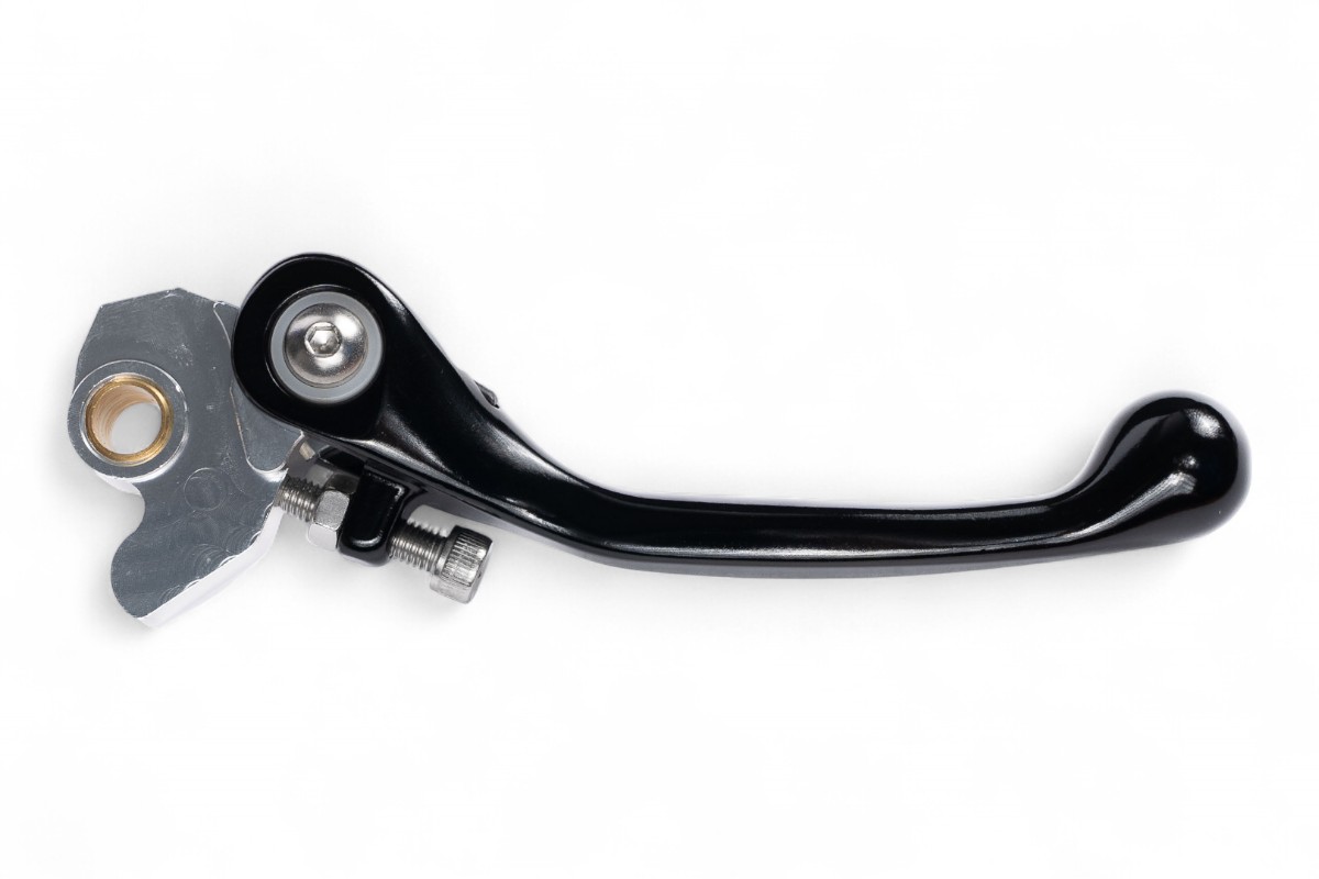 Leva freno snodata forgiata nera KAWASAKI SUZUKI YAMAHA