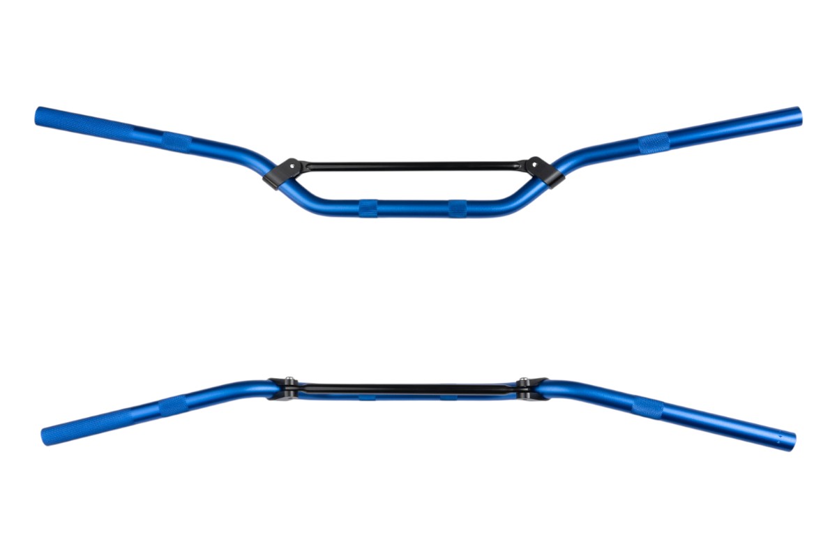 Manubrio ø 22mm in lega MX REGULAR - Anodizzato, blu