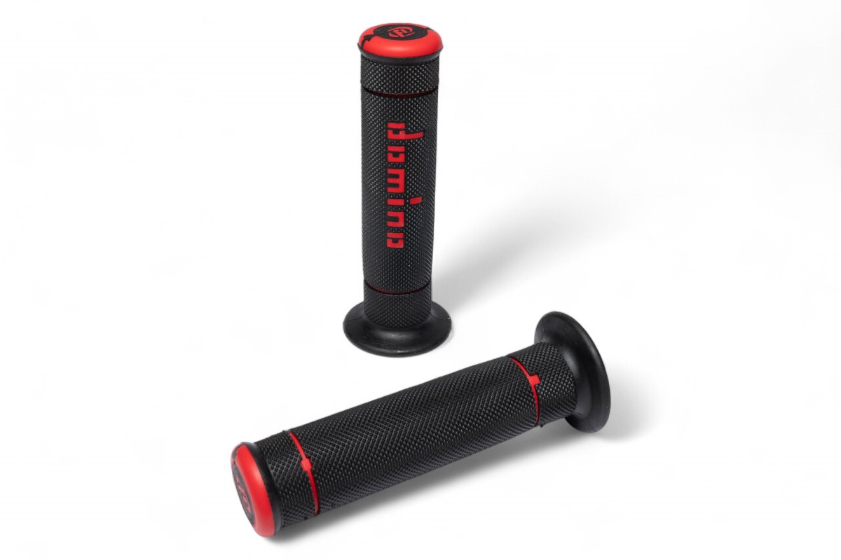 Manopole DOMINO Trial - Nero/rosso