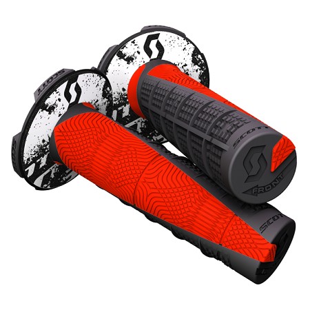 Manopole SCOTT Deuce - Nero/rosso
