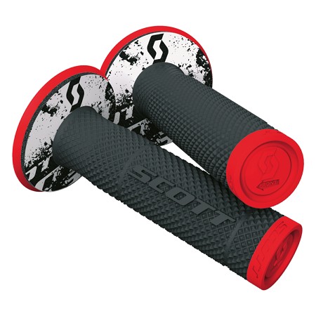 Manopole SCOTT SXII - Nero/rosso
