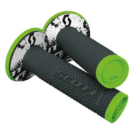 Manopole SCOTT SXII - Nero/verde