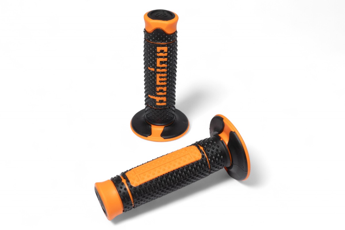 Manopole DOMINO Cross DSH - Nero/arancione