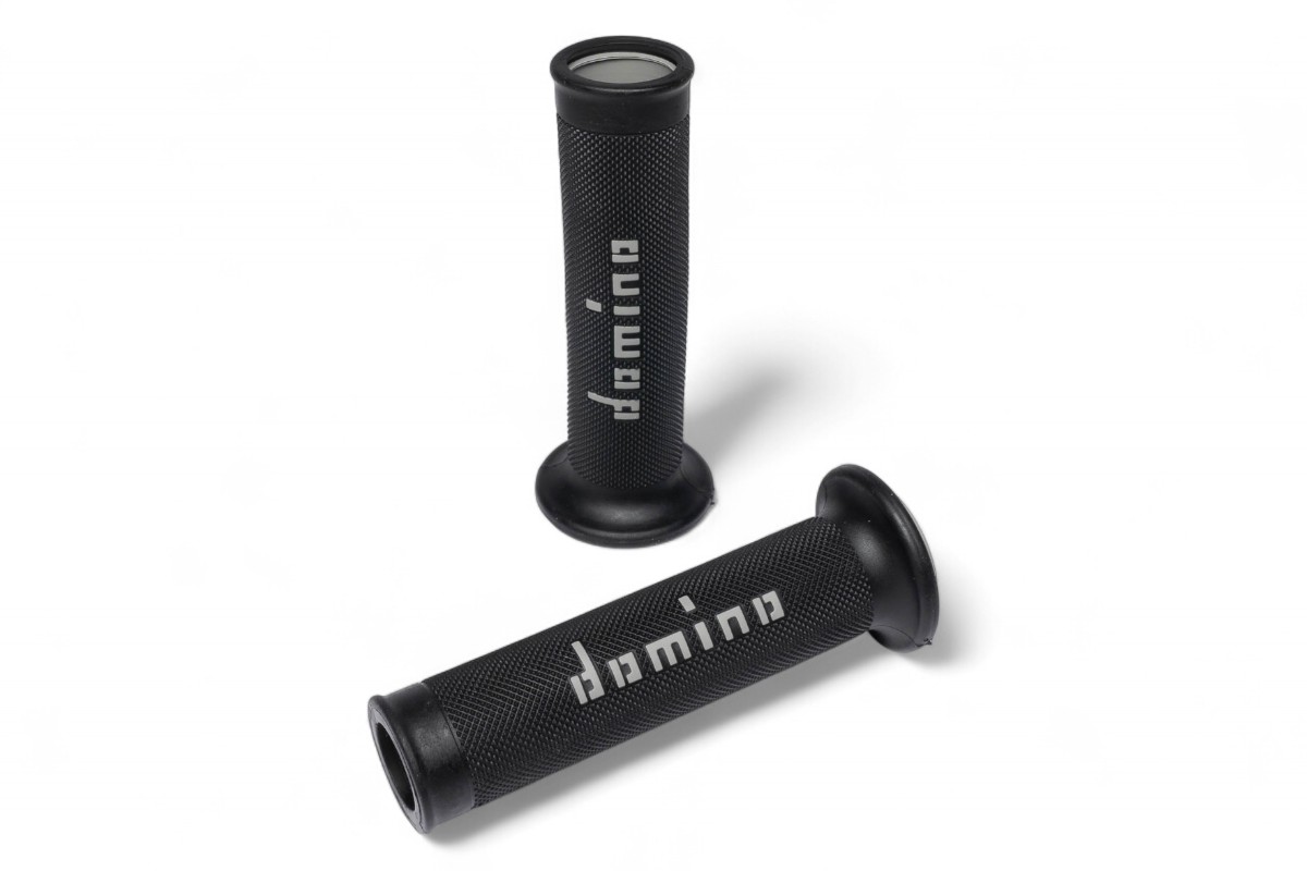 Manopole DOMINO Strada - Nero/grigio