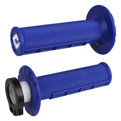 Manopole Lock-ON ODI V2 Half-Waffle MX - Blu