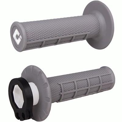 Manopole Lock-ON ODI V2 Half-Waffle MX - Grigio