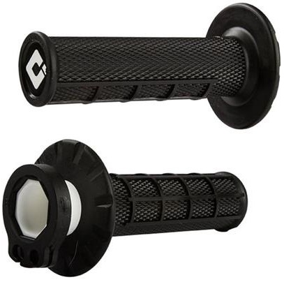 Manopole Lock-ON ODI V2 Half-Waffle MX - Nero