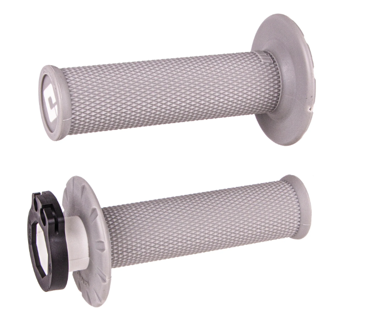 Manopole Lock-ON ODI V2 No-Waffle MX - Grigio