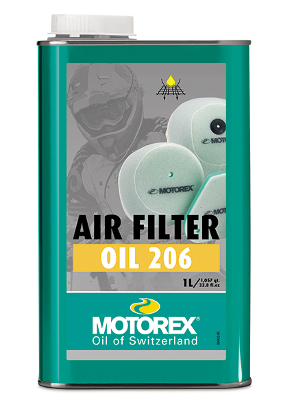 Olio filtro MOTOREX 206, colore verde - 1 L