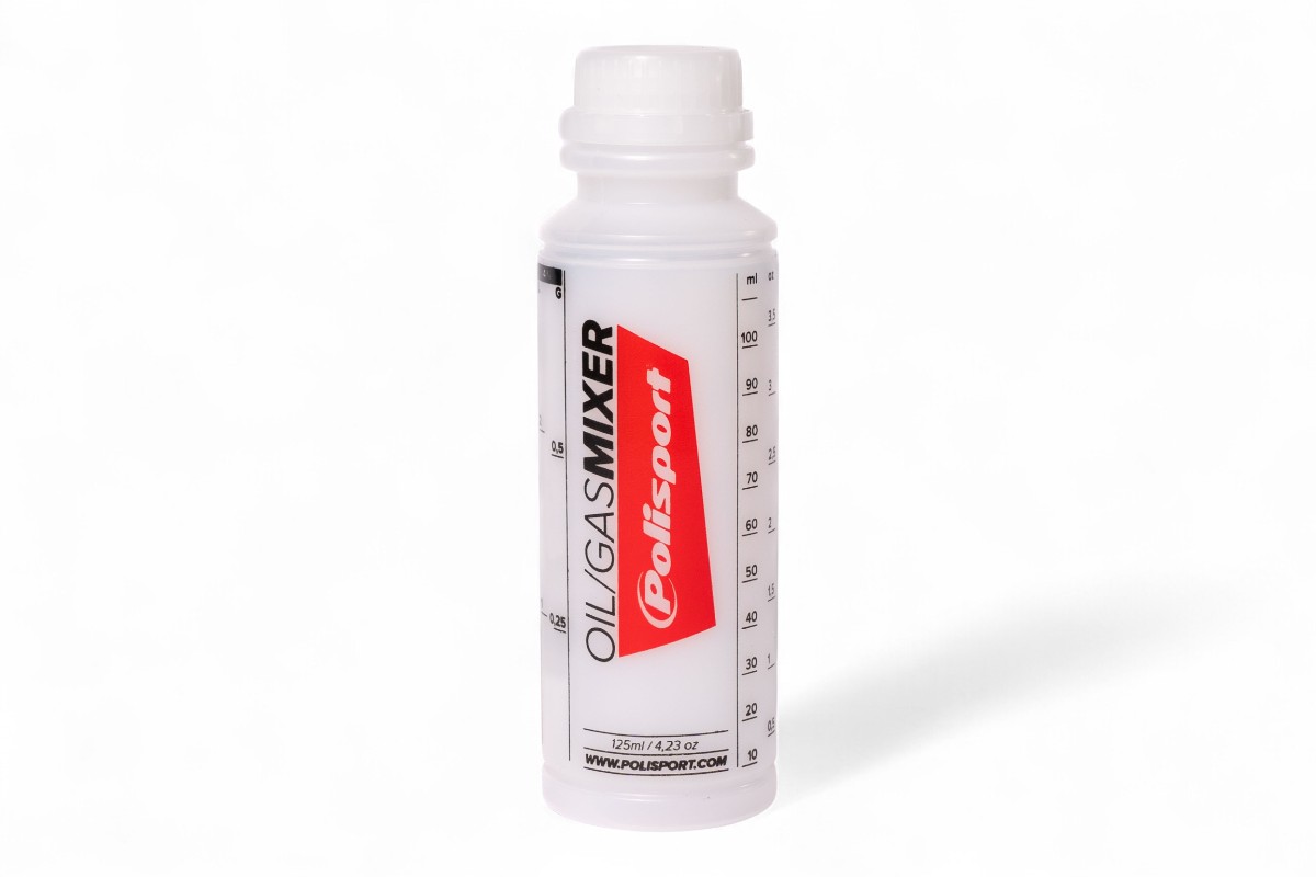 Misurino contenitore POLISPORT con scala graduata e tappo di chiusura ermetico - 125cc