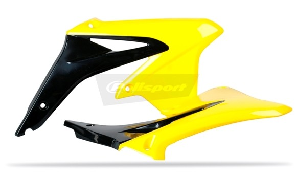 Convogliatori radiatore SUZUKI nero/giallo rm01