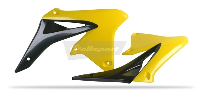 Convogliatori radiatore SUZUKI nero/giallo rm01