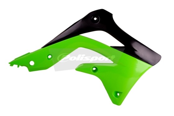 Convogliatori radiatore KAWASAKI nero/verde05