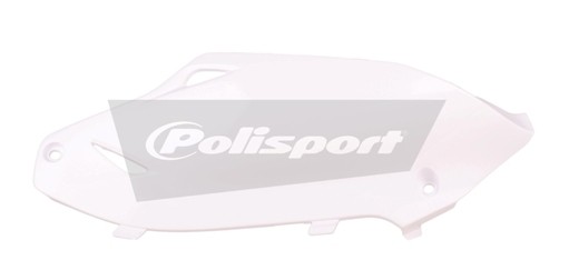 Portanumeri laterali con protezione calore KAWASAKI bianco