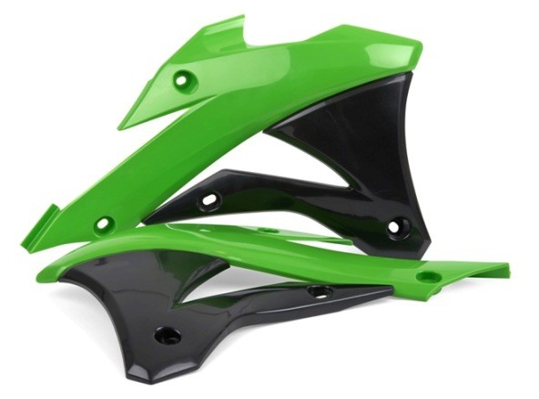 Convogliatori radiatore KAWASAKI verde05/nero