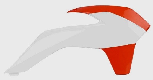 Convogliatori radiatore KTM arancione/bianco