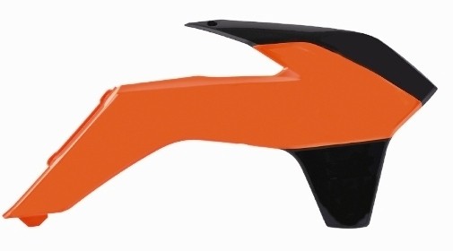Convogliatori radiatore KTM arancione/nero