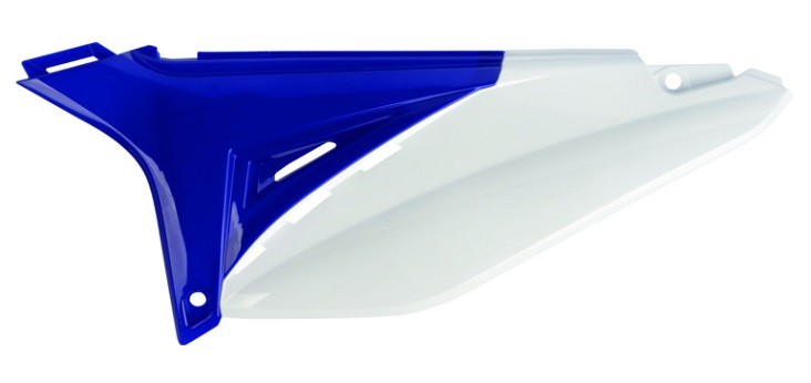 Portanumeri laterali SHERCO blu/bianco
