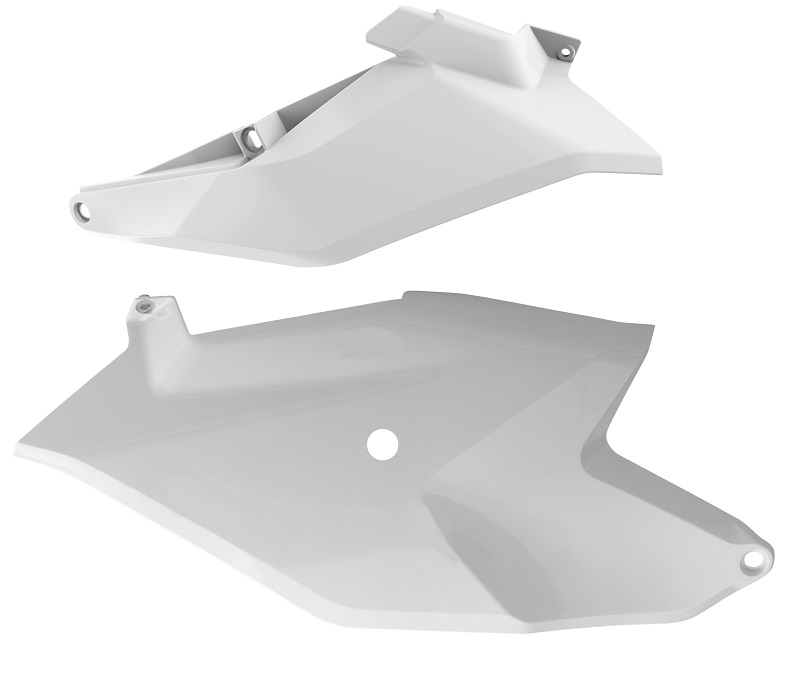 Portanumeri laterali KTM 85 SX bianco