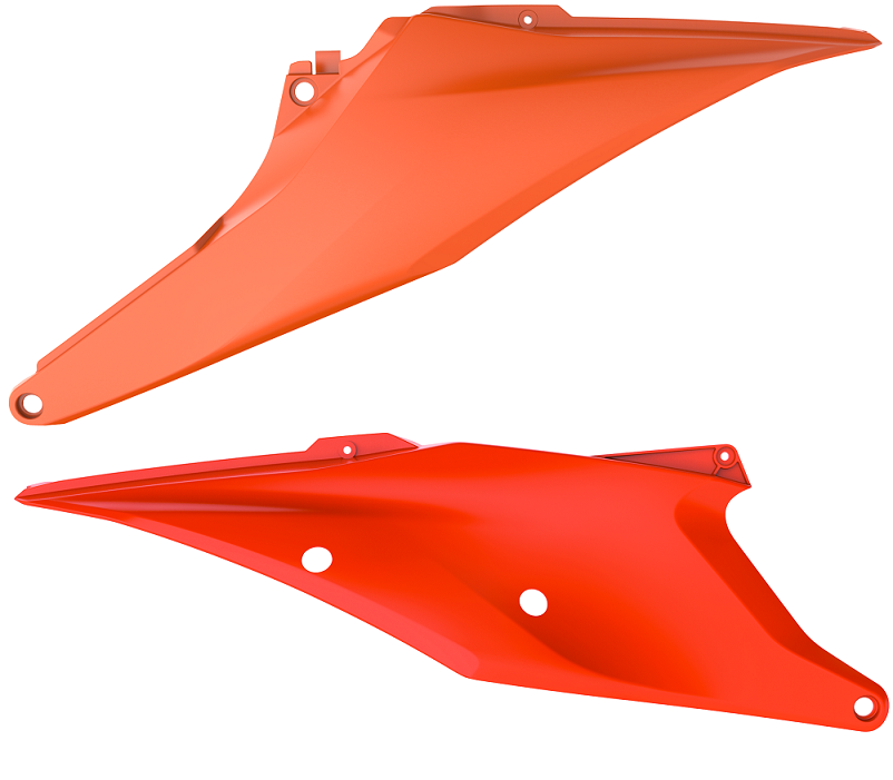 Portanumeri laterali KTM arancione16