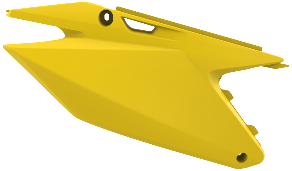 Portanumeri laterali giallo rm01 per kit restyling RM