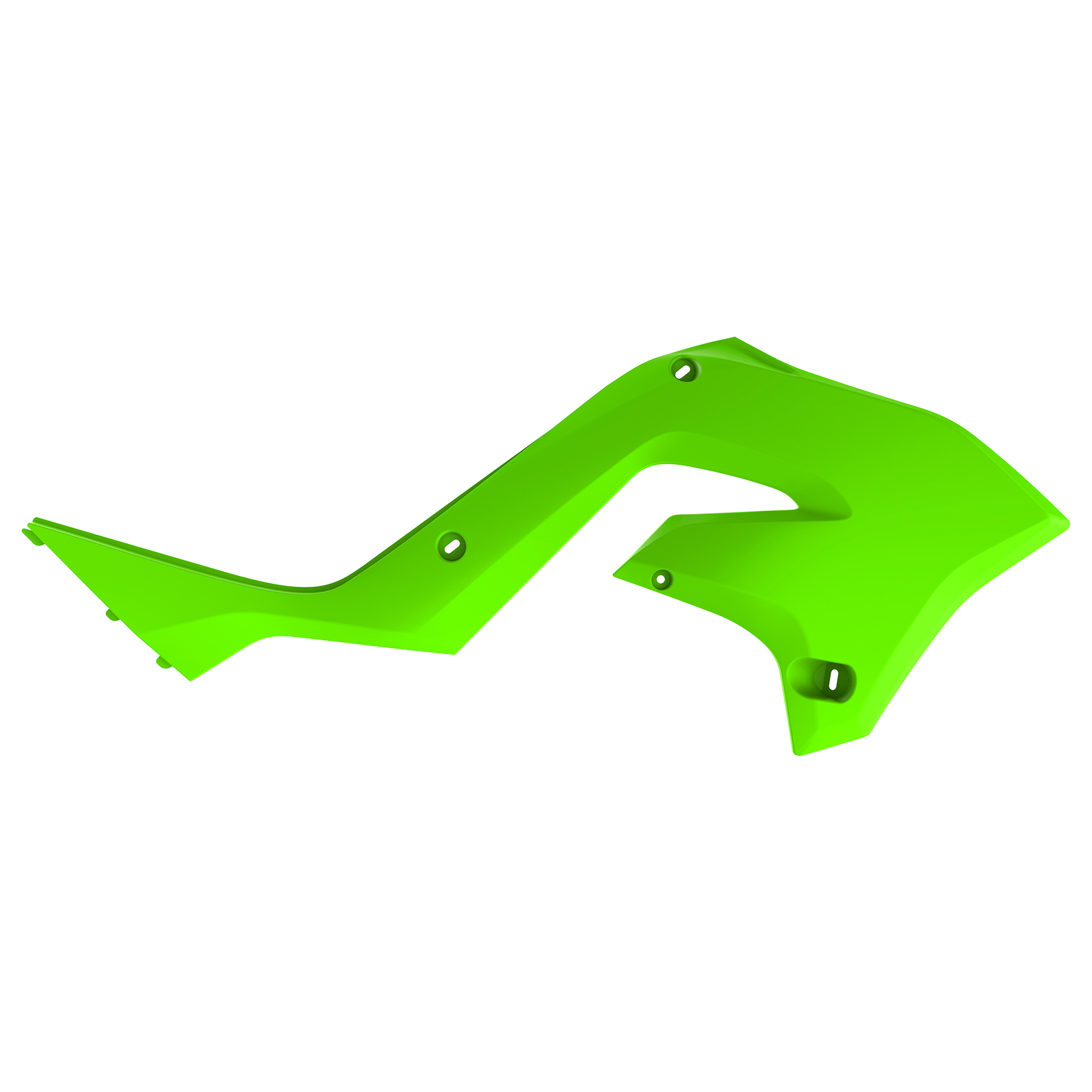 Convogliatori radiatori verde lime per kit restyling KX - KXF '23 STYLE