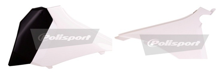 Coperchi laterali cassa filtro KTM bianco