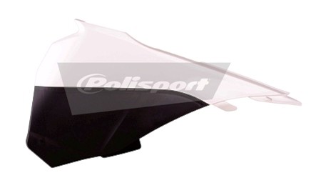 Coperchio laterale cassa filtro KTM bianco/nero