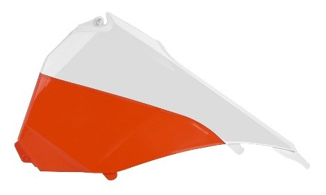Coperchi laterali cassa filtro KTM arancione/bianco
