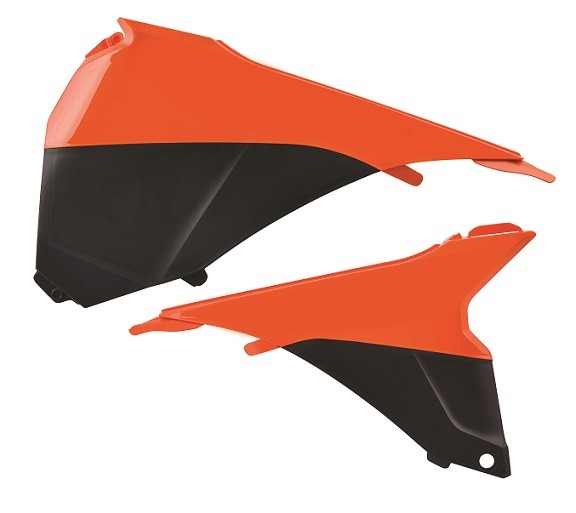 Coperchi laterali cassa filtro KTM arancione/nero