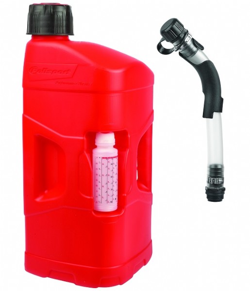 Tanica ProOctane POLISPORT (20 L) - Tappo erogatore con tubo di prolunga e misurino