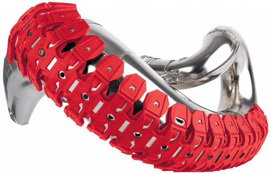 Protezione marmitta Armadillo POLISPORT - Rosso