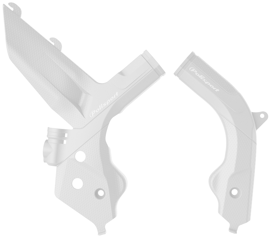 Protezioni telaio POLISPORT - KTM - Bianco