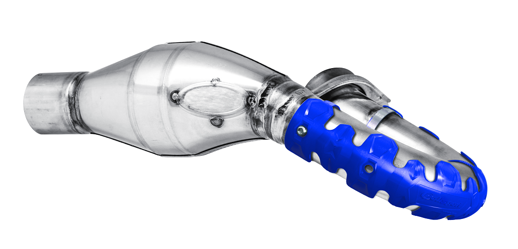 Protezione collettori Armadillo POLISPORT - Versione lunga 40cm - Blu
