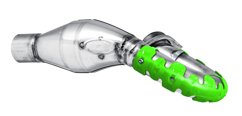 Protezione collettori Armadillo POLISPORT - Versione lunga 40cm - Verde