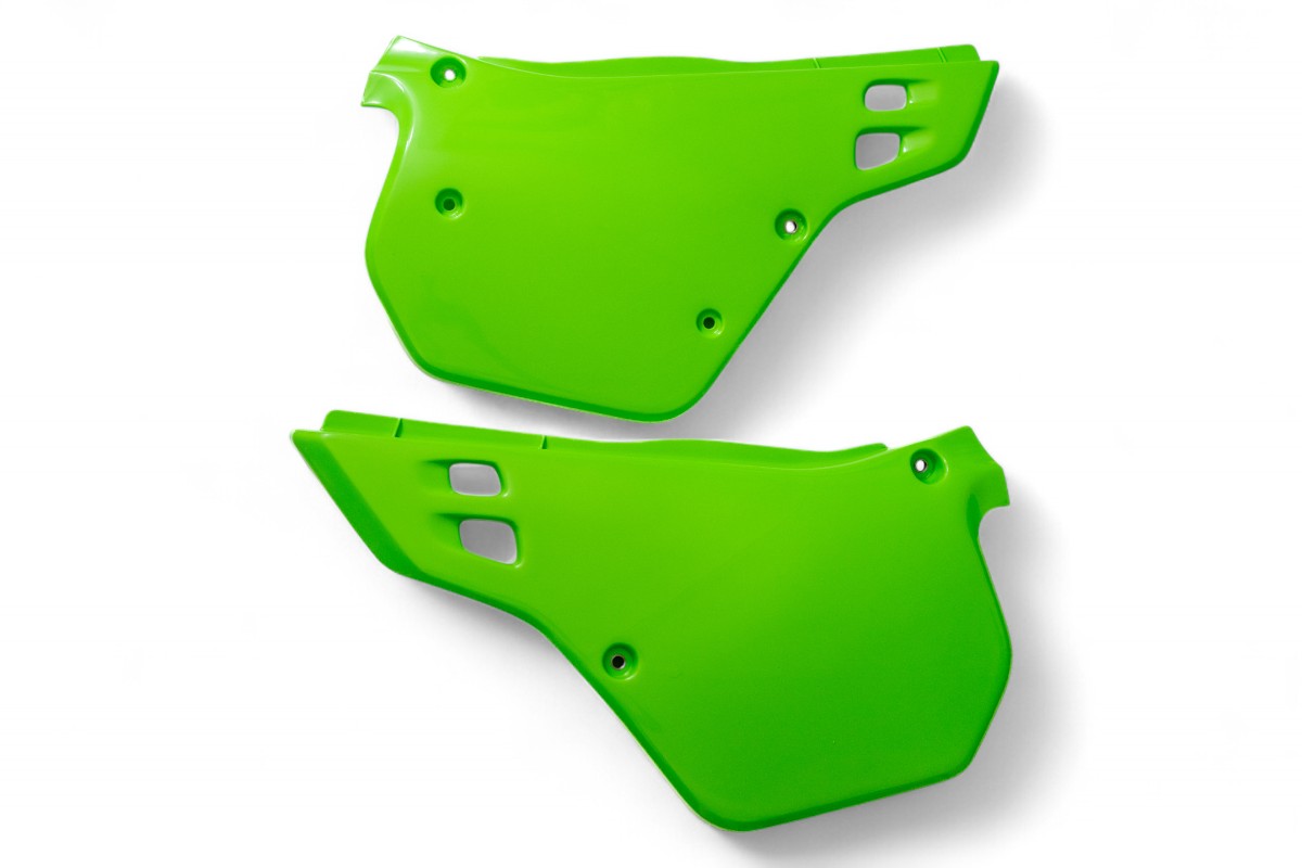 Portanumeri laterali KAWASAKI verde