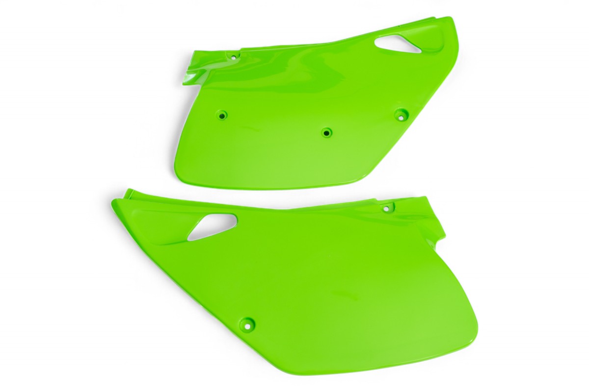 Portanumeri laterali KAWASAKI verde