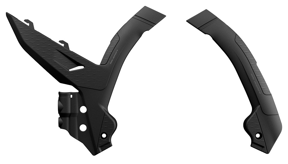 Protezioni telaio POLISPORT - KTM - Nero