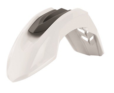 Parafango anteriore universale POLISPORT - SM LINE bianco