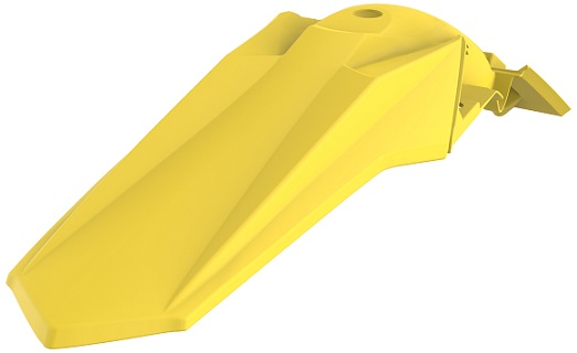 Parafango posteriore SUZUKI giallo rm01