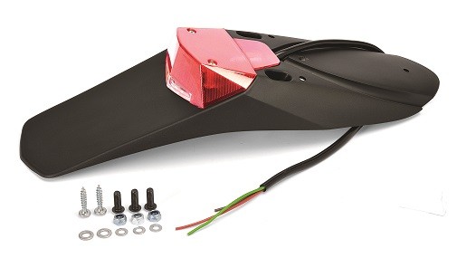 Prolunga portatarga universale POLISPORT con luce stop e posizione - Non omologata