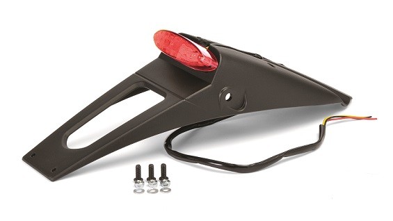 Prolunga portatarga universale POLISPORT con illuminazione targa, luce stop e posizione - Omologata ECE